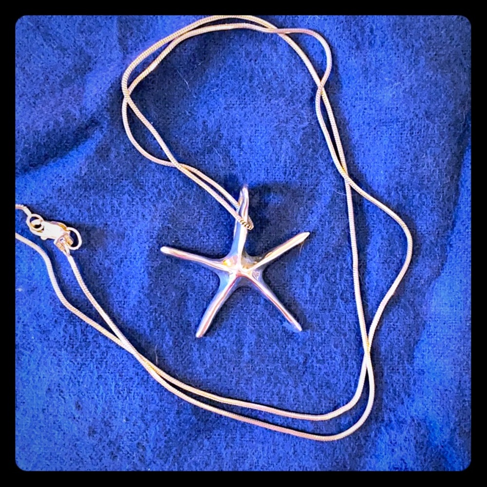 Sterling silver Starfish Necklace